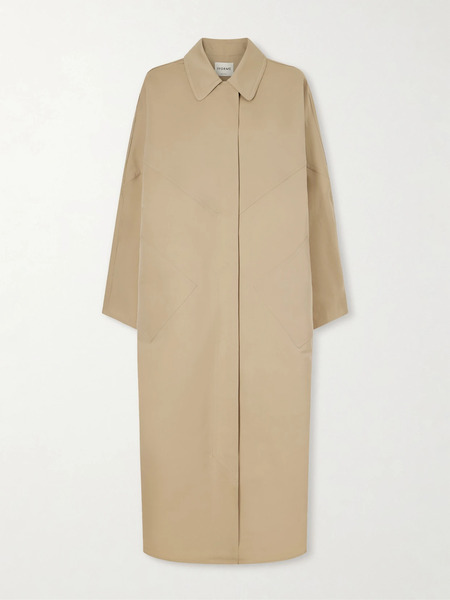  Fforme Fforme - Vada Cotton-silk Faille Parka - Sand 