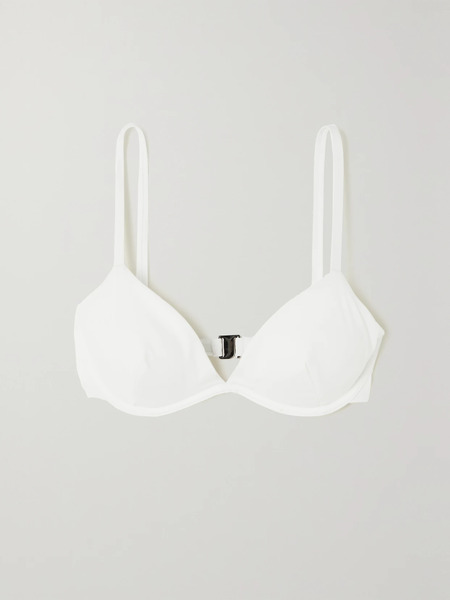  Form And Fold Form And Fold - + Net Sustain D-g The Triangle Recycled Underwired Bikini Top - Ivory 