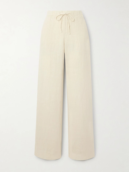  Fortela Fortela - Jaleh Linen Straight-leg Pants - Off-white 