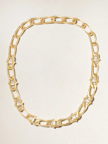  Foundrae Foundrae - 18-karat Gold Diamond Necklace - One Size 