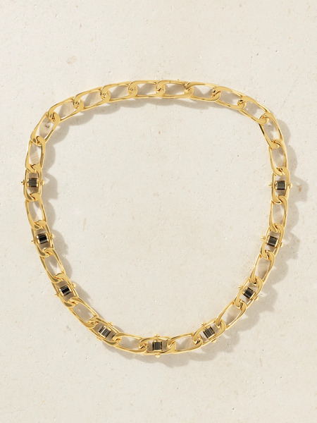  Foundrae Foundrae - 18-karat Gold Diamond Necklace - One Size 