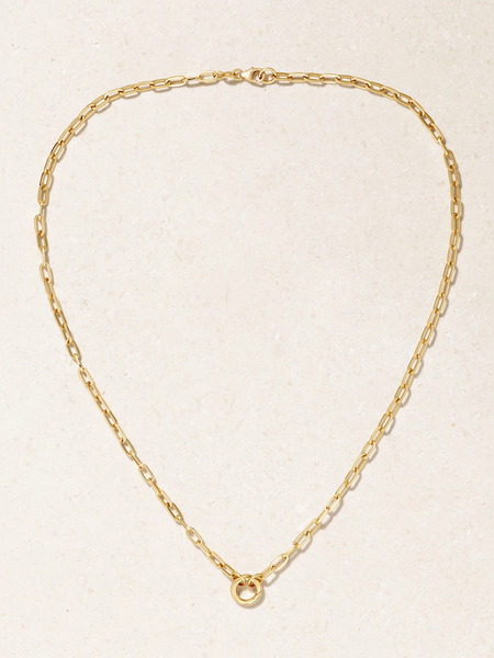  Foundrae Foundrae - Refined Open Clip 18-karat Gold Necklace - One Size 