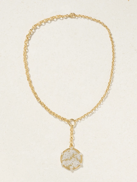  Foundrae Foundrae - Resilience Heavy Mixed Belcher 18-karat Yellow And White Gold Diamond Necklace - One Size 