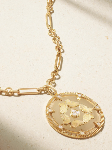 Foundrae Foundrae - Reverie 18-karat Gold Diamond Necklace - One Size 