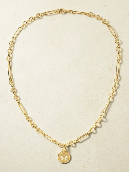  Foundrae Foundrae - Reverie Small Mixed Clip 18-karat Gold Diamond Necklace - One Size 