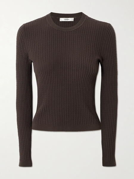  Frame Frame - Cable-knit Sweater - Brown 