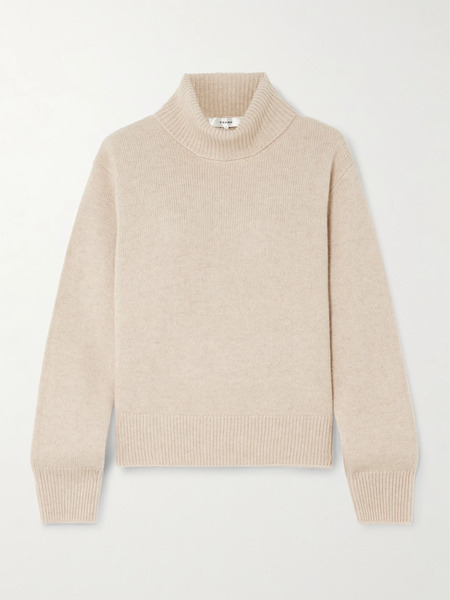  Frame Frame - Cashmere Turtleneck Sweater - Beige 