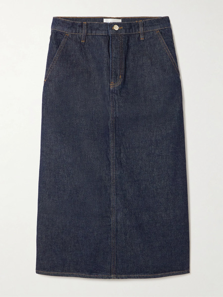 Frame Frame - Denim Midi Skirt - Dark Denim 