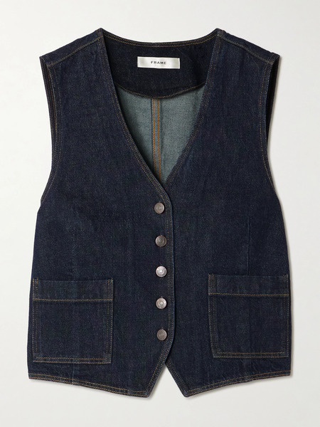  Frame Frame - Denim Vest - Dark Denim 