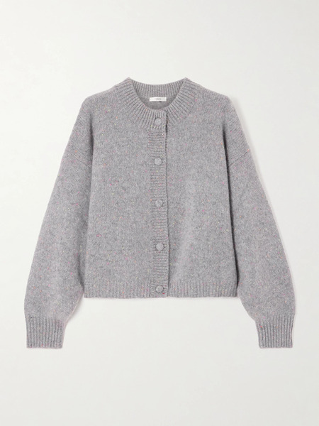  Frame Frame - Fleck Cashmere Cardigan - Gray 