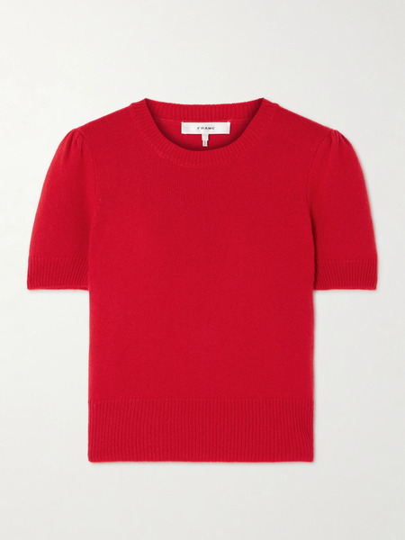  Frame Frame - Gathered Recycled-cashmere Sweater - X Large 