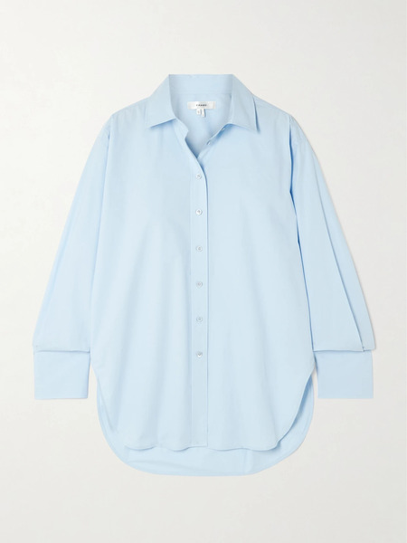  Frame Frame - Organic Cotton-poplin Shirt - Light Blue 