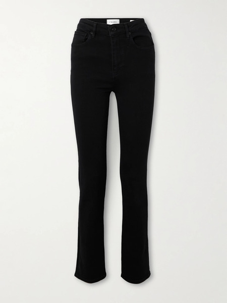  Frame Frame - Pencil Super Stretch Mid-rise Skinny Jeans - Black 
