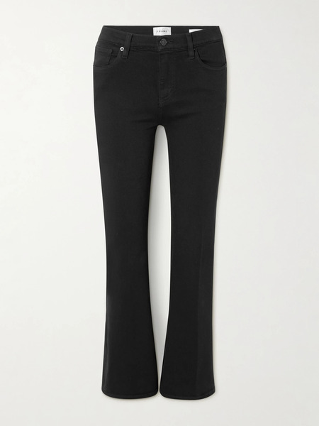  Frame Frame - The Icon Low-rise Bootcut Jeans - Black 