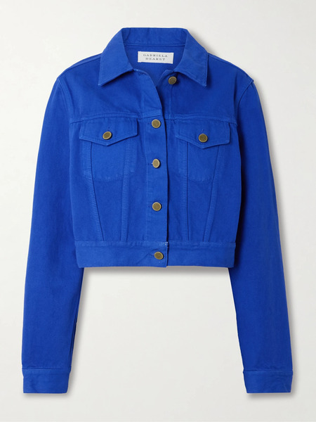  Gabriela Hearst Gabriela Hearst - Bronte Cropped Recycled-denim Jacket - Blue 