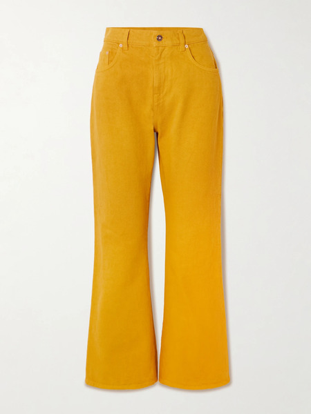 Gabriela Hearst Gabriela Hearst - Ezra High-rise Bootcut Recycled Jeans - Mustard 
