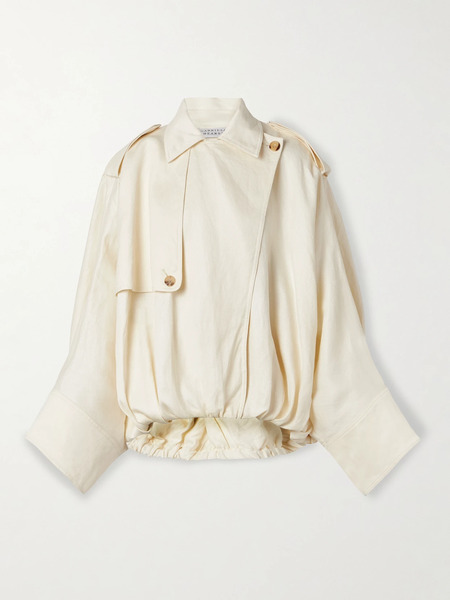  Gabriela Hearst Gabriela Hearst - Hunt Oversized Linen Jacket - Ivory 