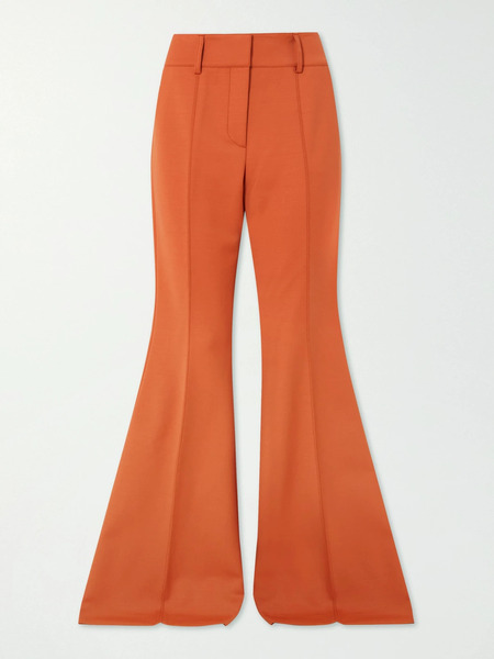  Gabriela Hearst Gabriela Hearst - Rhein Wool-blend Flared Pants - Orange 
