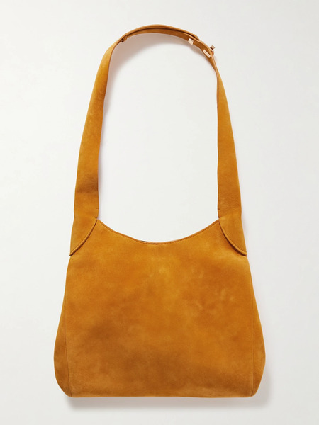  Gabriela Hearst Gabriela Hearst - Small Suede Shoulder Bag - Marigold 