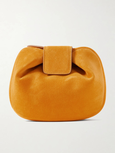 Gabriela Hearst Gabriela Hearst - Soft Demi Suede Clutch - Marigold 