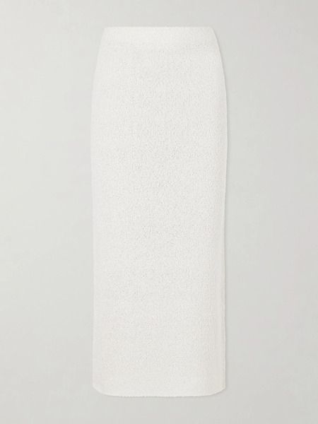  Gabriela Hearst Gabriela Hearst - Terranova Silk Midi Skirt - Off-white 