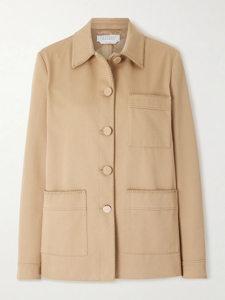  Gabriela Hearst Gabriela Hearst - Ulu Cotton-twill Jacket - Camel 