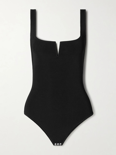  Galvan Galvan - Freya Stretch-knit Bodysuit - Black 