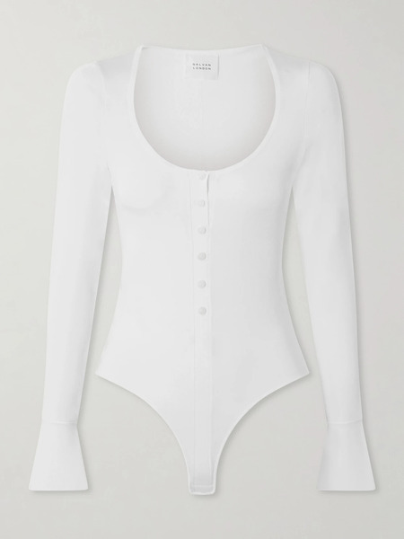  Galvan Galvan - Stretch-jersey Bodysuit - White 