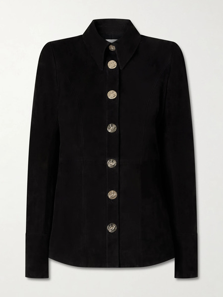  Galvan Galvan - Suede Jacket - Black 