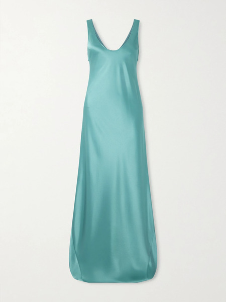  Galvan Galvan - Valletta Satin Gown - Blue 