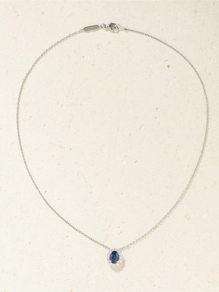  Garrard Garrard - 1735 Platinum, Sapphire And Diamond Necklace - Gold 