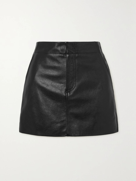  Gauchere Gauchere - Leather Mini Skirt - Black 
