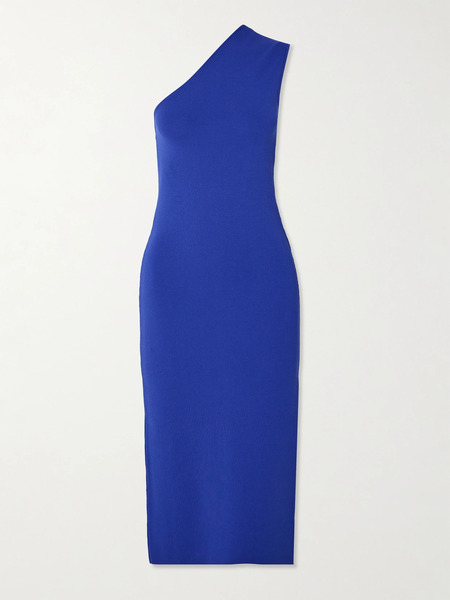  Gauge81 Gauge81 - Arriba One-shoulder Knitted Midi Dress - Blue 