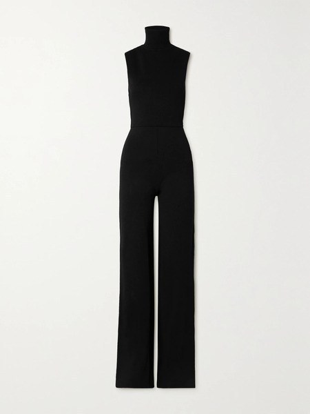  Gauge81 Gauge81 - Gijon Open-back Knitted Turtleneck Jumpsuit - Black 