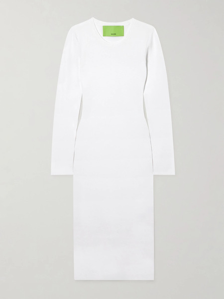  Gauge81 Gauge81 - Huela Knitted Midi Dress - White 