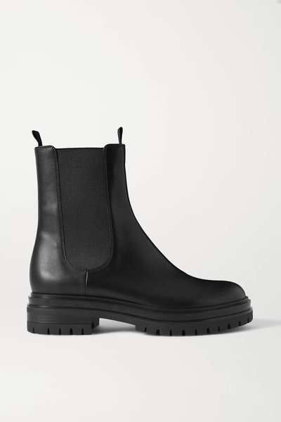  Gianvito Rossi Gianvito Rossi - Chester Leather Chelsea Boots - Black 