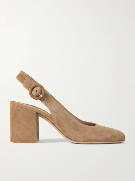  Gianvito Rossi Gianvito Rossi - 70 Suede Pumps - Camel 