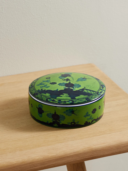  Ginori Ginori 1735 - Oriente Italiano Porcelain Box - Green 
