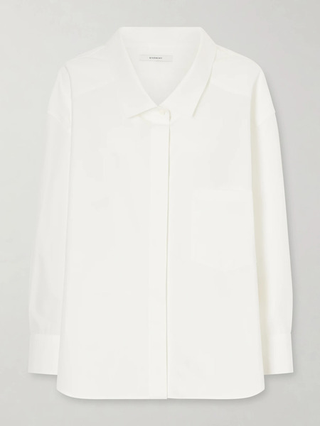  Givenchy Givenchy - Cotton-poplin Shirt - White 