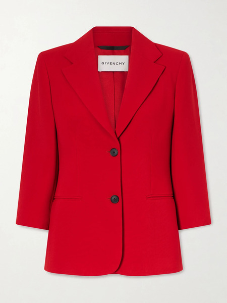  Givenchy Givenchy - Crepe-cady Blazer - Red 