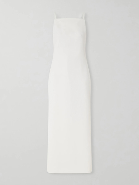  Givenchy Givenchy - Crepe Midi Dress - Ivory 