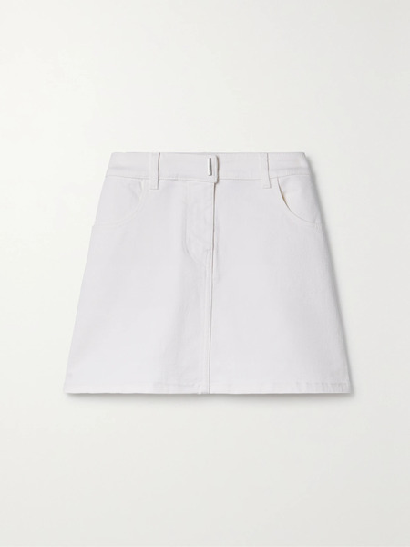  Givenchy Givenchy - Denim Mini Skirt - White 
