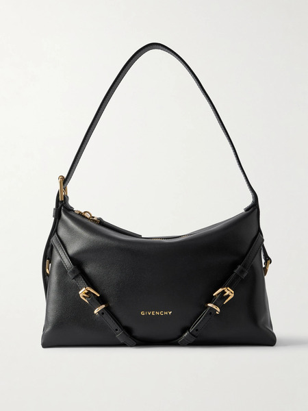  Givenchy Givenchy - Voyou Mini Leather Shoulder Bag - Black 