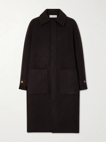  God’s True Cashmere God's True Cashmere - Angel Cashmere And Wool-blend Coat - Brown 