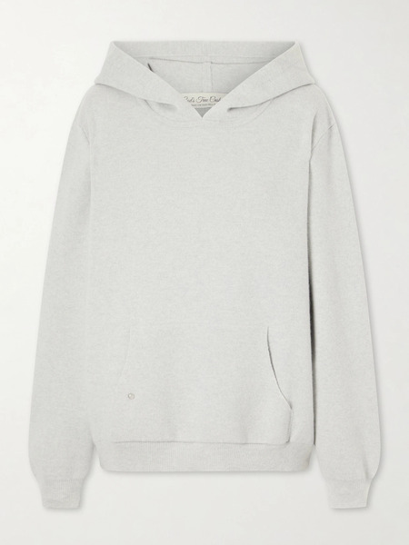  God’s True Cashmere God's True Cashmere - Cashmere Hoodie - Light Gray 