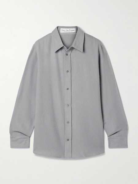  God’s True Cashmere God's True Cashmere - Cashmere-twill Shirt - Gray 