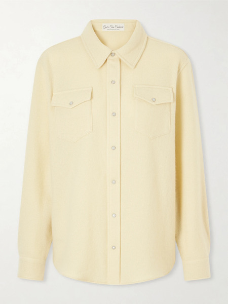  God’s True Cashmere God's True Cashmere - Daffodil Cashmere Shirt - Yellow 