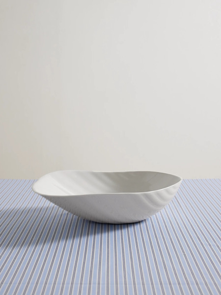  Gohar World Gohar World - Sadaf Large Porcelain Bowl - Off-white 