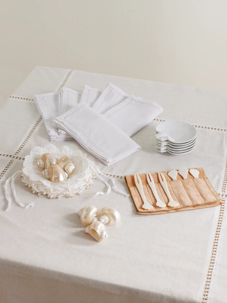  Gohar World Gohar World - Seafood Fantasy 30-piece Dinner Set - White 