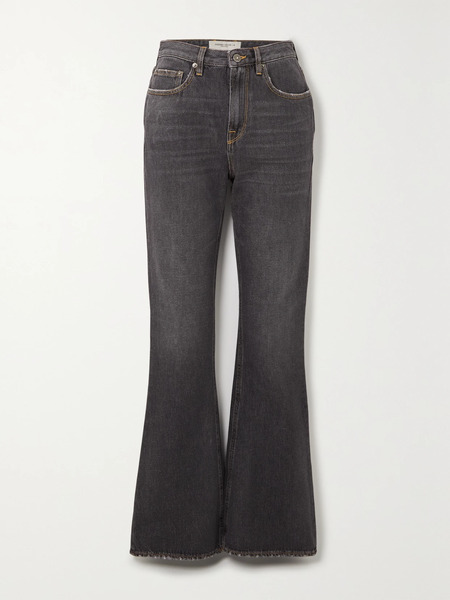  Golden Goose Golden Goose - Journey High-rise Bootcut Jeans - Black 